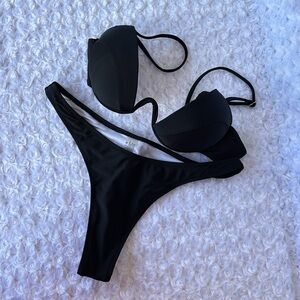 Black Underwire Bikini